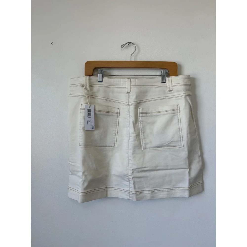 Tribal Audrey Pull-On Denim Skort – Cocomilk – Size 14 – NWT - Picture 3 of 5